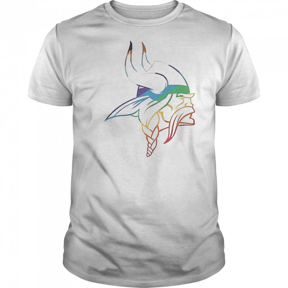 Minnesota Vikings Logo Pride T-Shirt