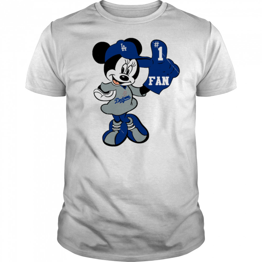 Minnie LA Dodgers Minnie Mouse Dodgers Fan Baseball shirt