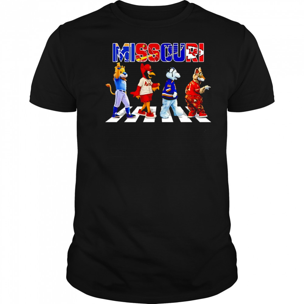 Missouri sports mascot Abbey Road shirt