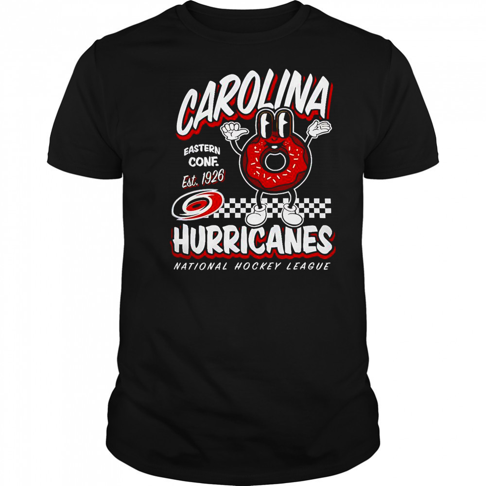 Mitchell & Ness Carolina Hurricanes Black Local Food 2025 T-Shirt