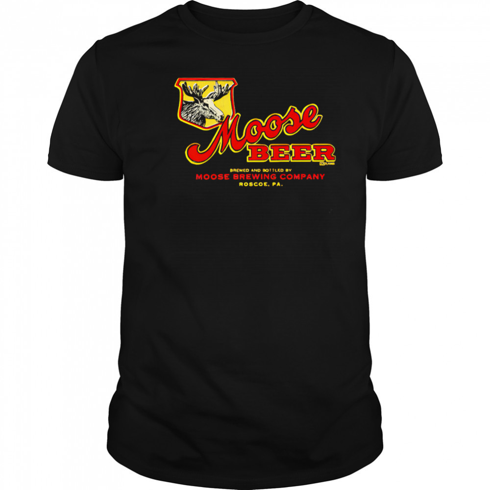 Moose Beer moose brewing company shirt