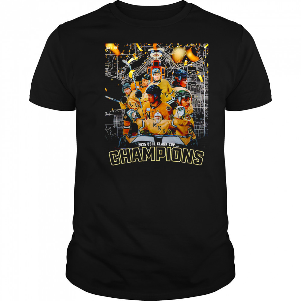 Muskegon Lumberjacks 2025 Ushl Clark Cup Champions shirt