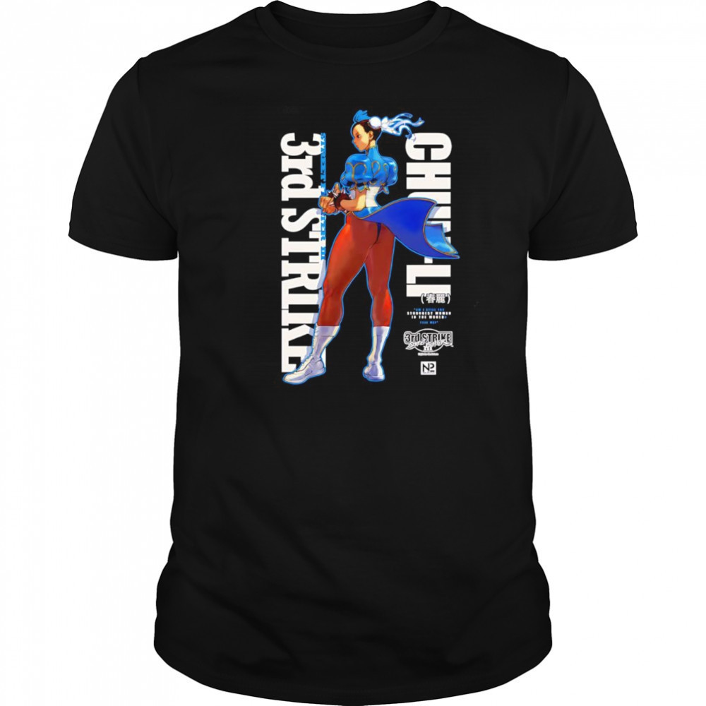N2 x 3rd Strike Chun-Li shirt