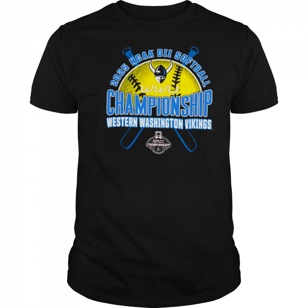 NCAA DII Softball Championship Western Washington Vikings 2025 shirt