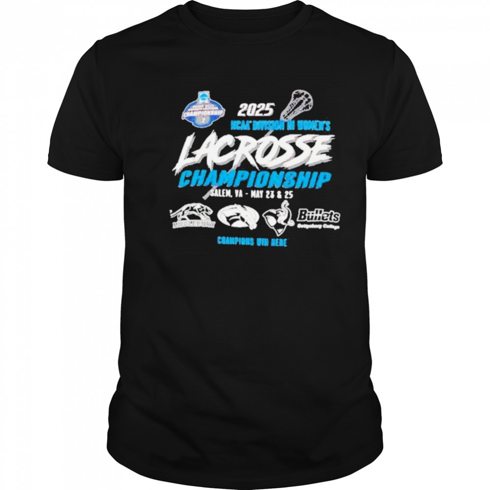 NCAA Division III Women’s Lacrosse Championship 2025 shirt