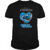 Never Underestimate A Woman Who Understands Football And Loves Carolina Panthers Diamond Heart 2025 Shirt