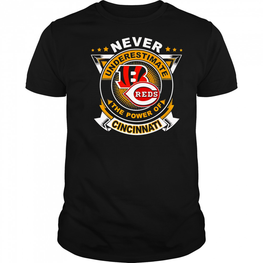 Never underestimate the power of Cincinnati shirt