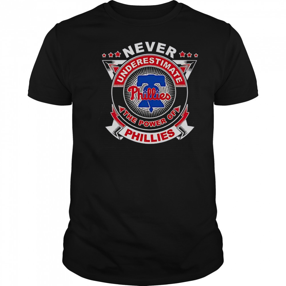 Never Underestimate The Power Of Phillies T-Shirt