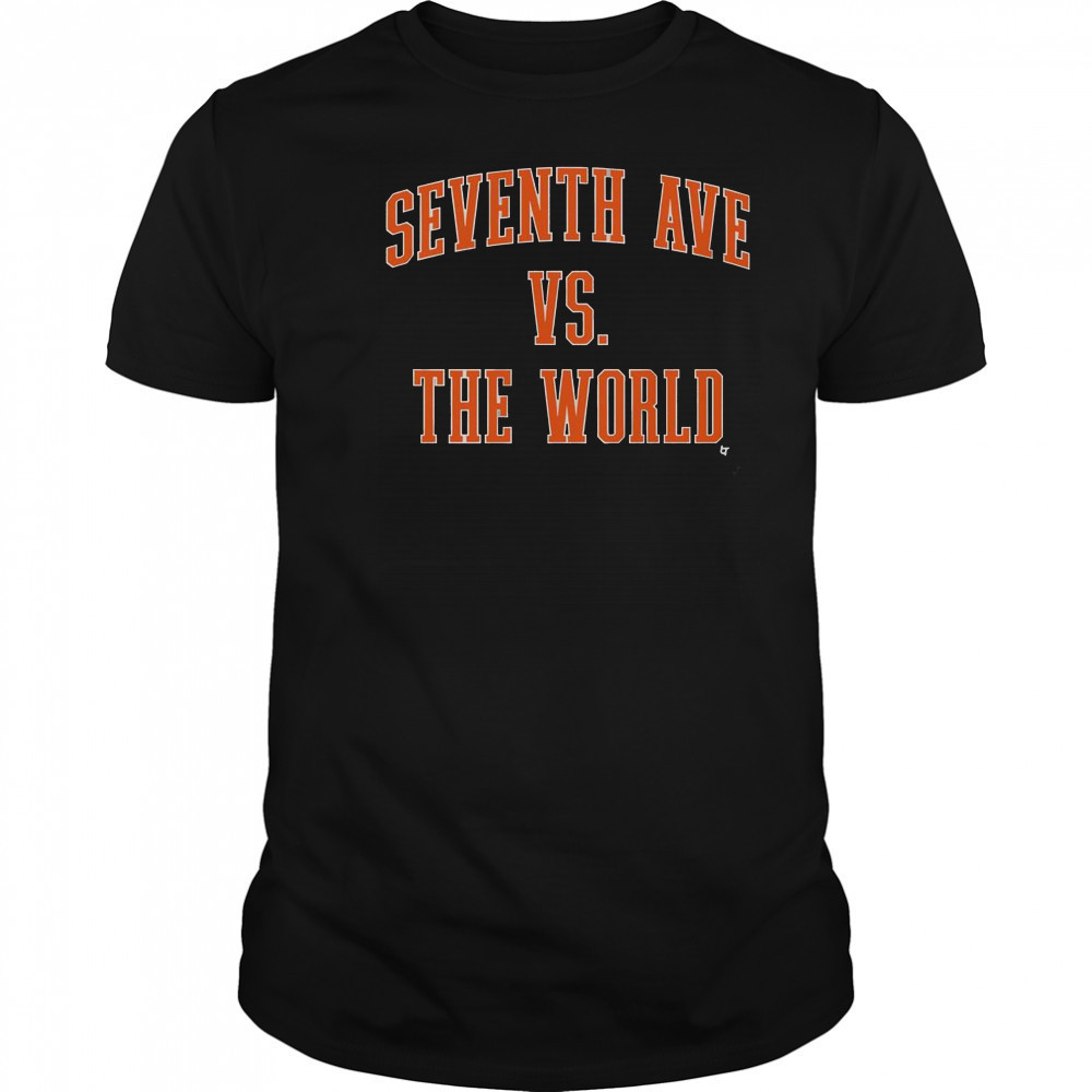 New York Basketball Seventh Ave Vs The World T-Shirt