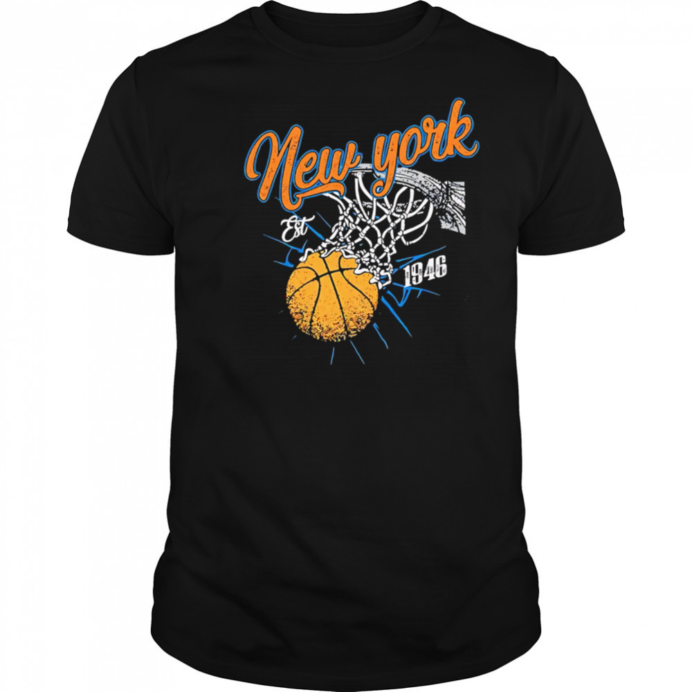 New York Basketball Vintage Est 1946 retro shirt
