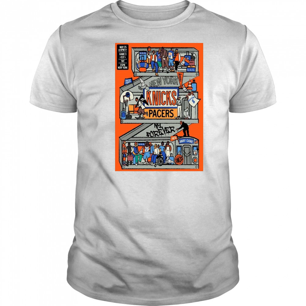 New York Knick New Game Day Series 2025 ECF Campaign NBA Shirt