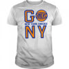 New York Knicks basketball go NY logo T shirt