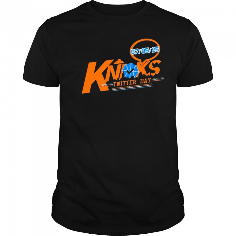 New York Knicks basketball – Knicks Twitter Day May 7 2025 t-shirt
