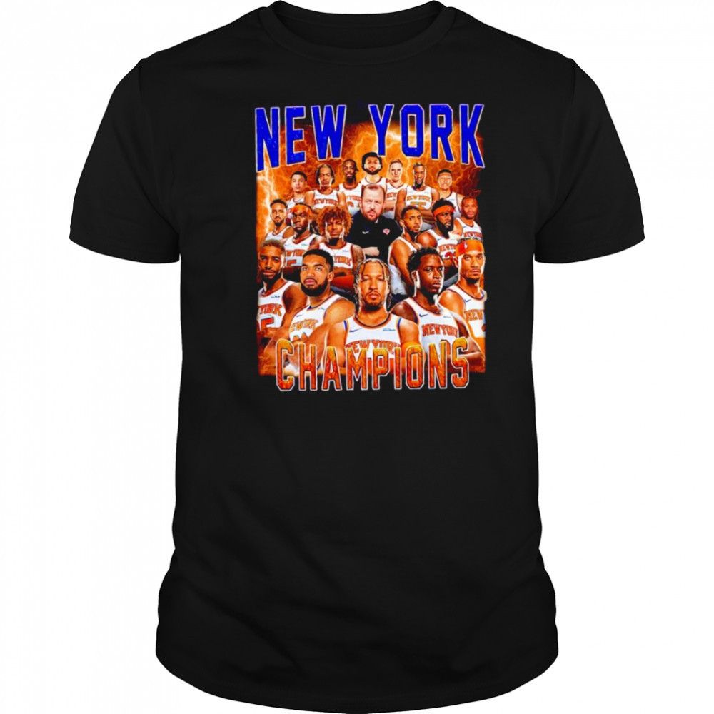 New York Knicks Champions 2025 Vintage Bootleg shirt