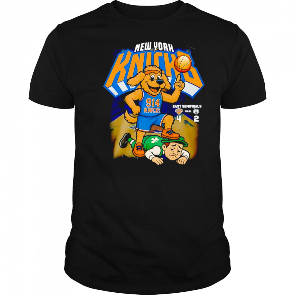 New York Knicks East Semifinals 4 2 Boston Celtics mascot shirt