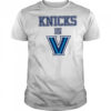 New York Knicks in Villanova Wildcats V logo shirt