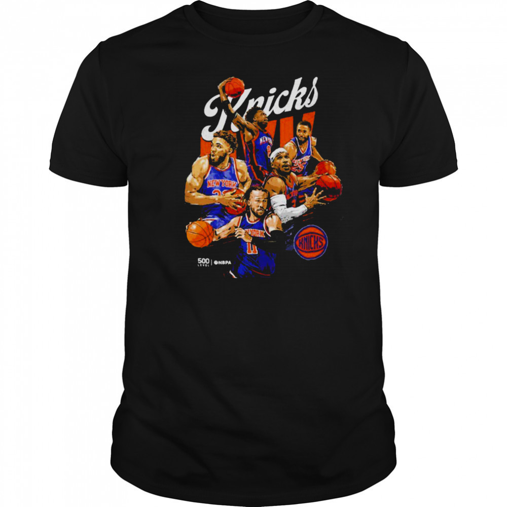 New York Knicks Starting 5 NBA 2025 T Shirts