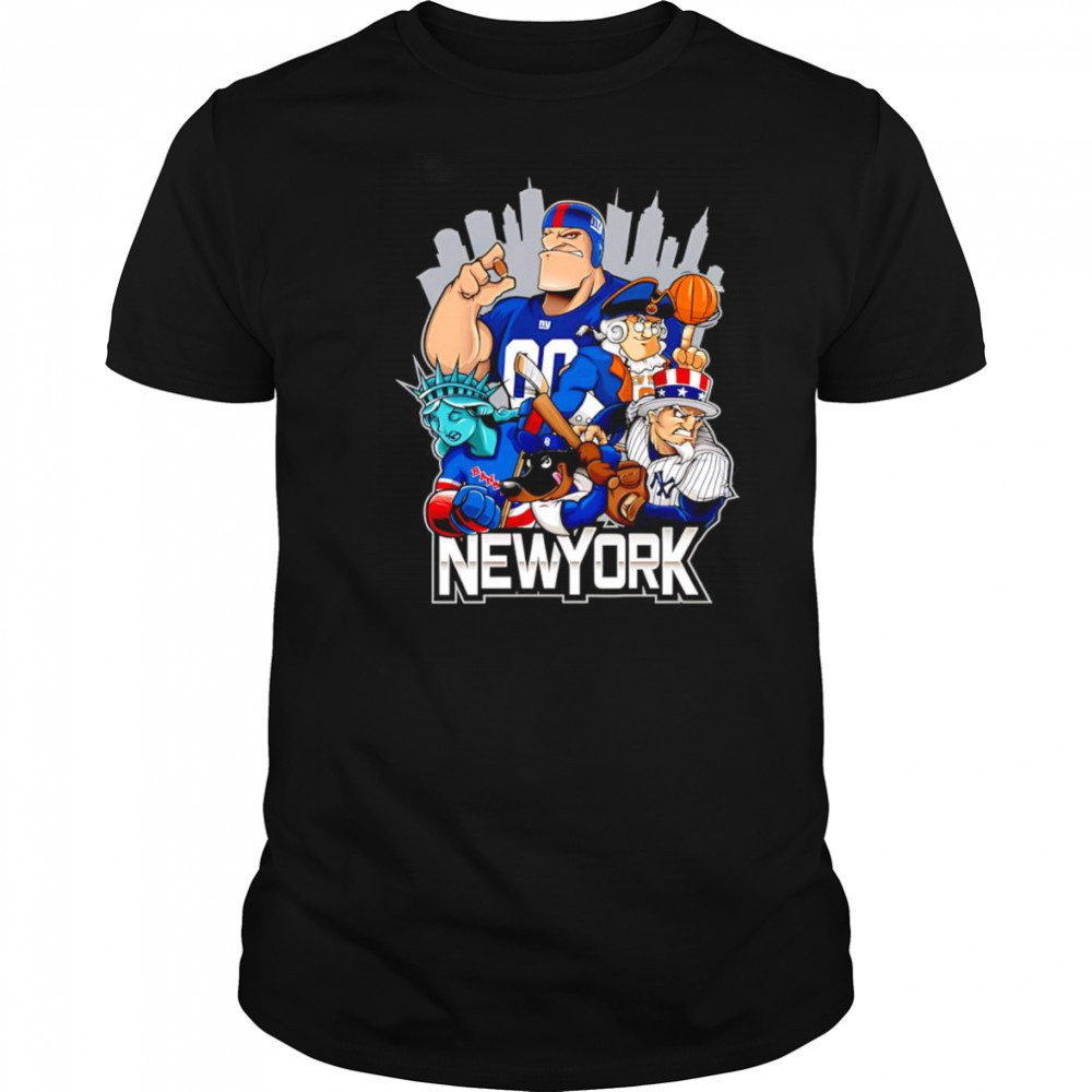 New York sports mascots shirt