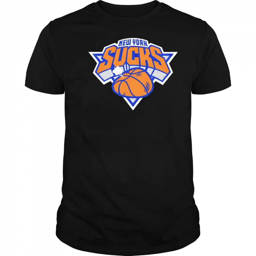 New York Sucks basketball shirt