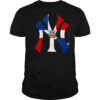 New York Yankees Dominican Republic Flag Logo T-Shirt