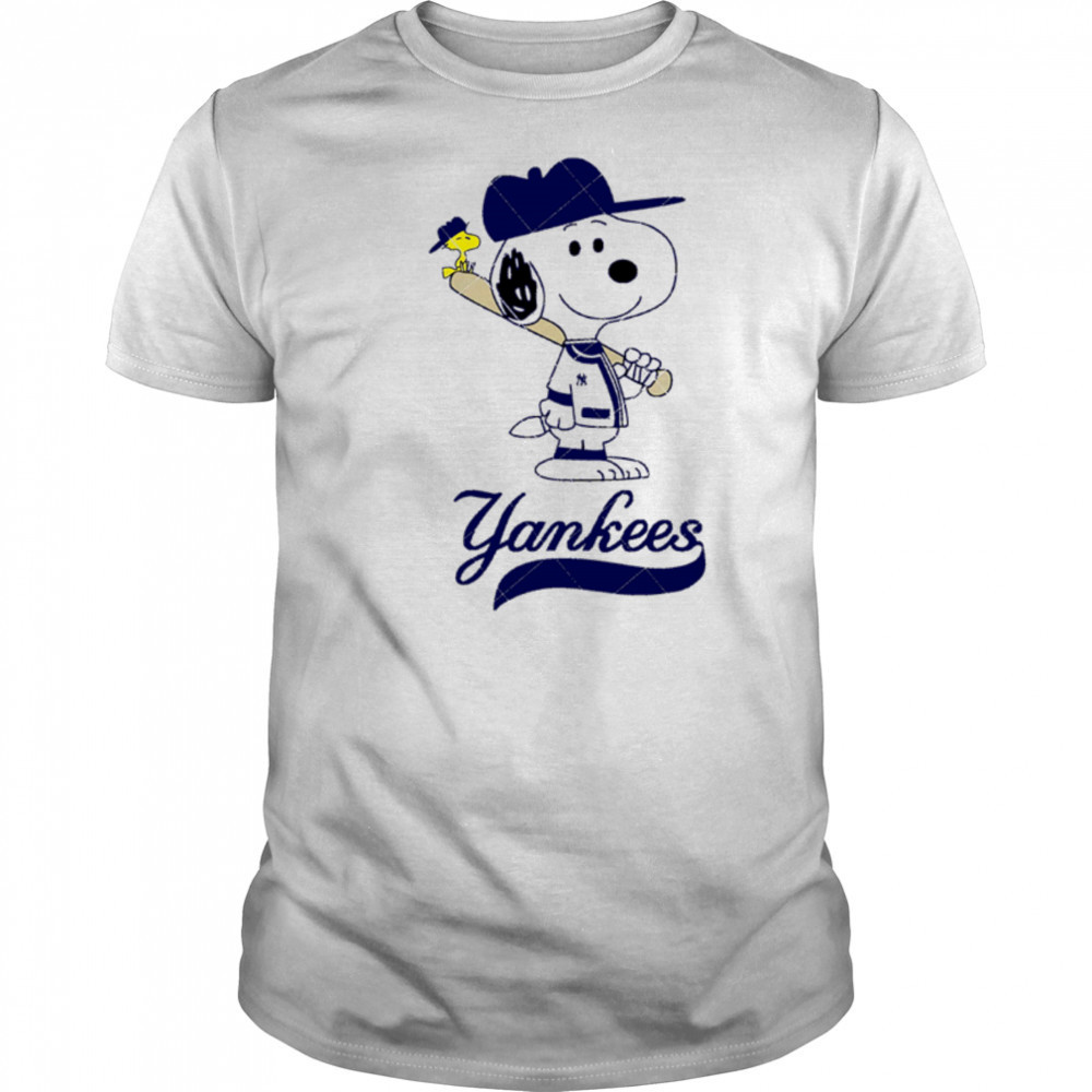 New York Yankees Snoopy Baseball funny cartoon shirt