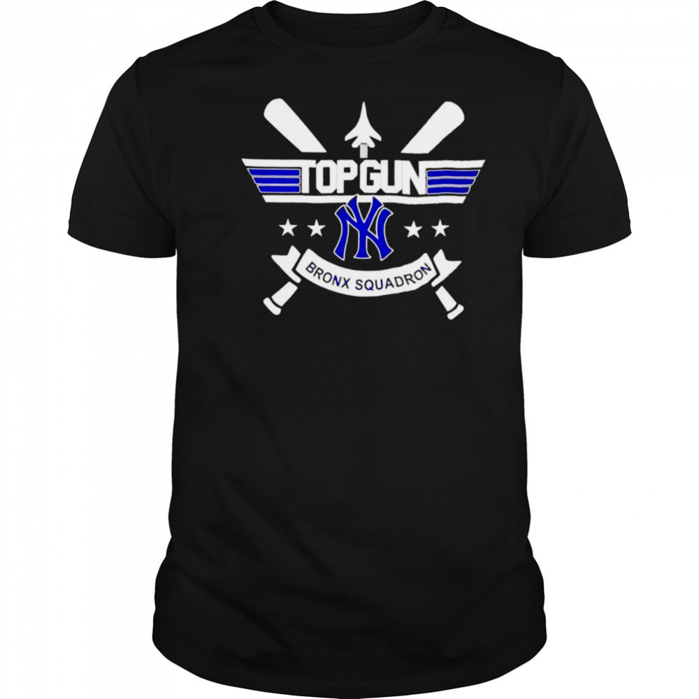 New York Yankees Top Gun Spirit Meets Bronx Squadron shirt