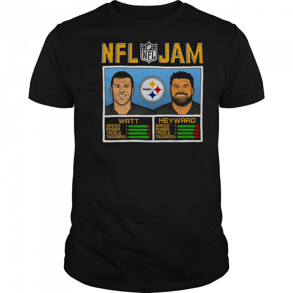 NFL Jam Steelers Watt And Heyward T-Shirt