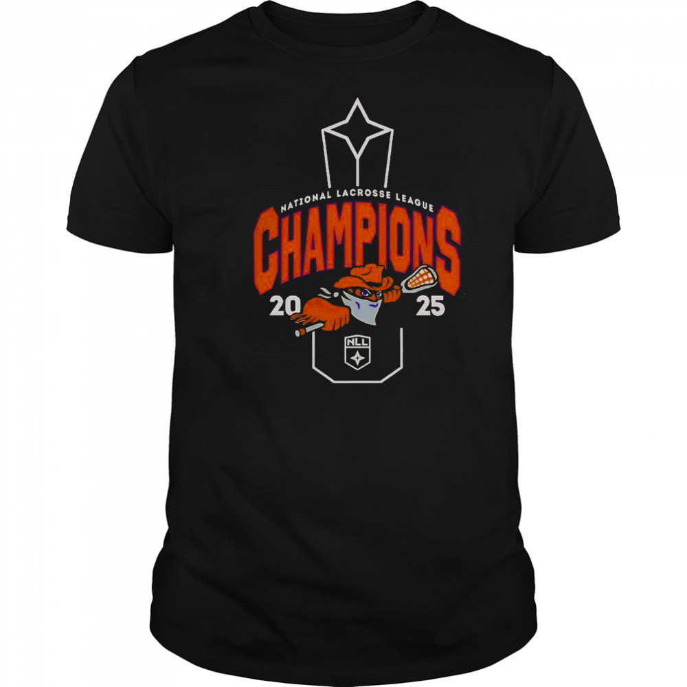 NLL Buffalo Bandits 2025 NLL Cup Champions T-Shirt