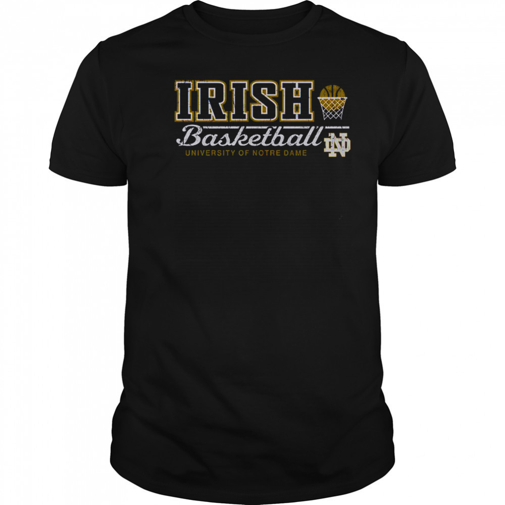 Notre Dame Fighting Irish Vintage Basketball T-Shirt
