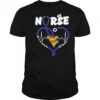 Nurse it’s a work of heart West Virginia Mountaineers shirt