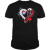 Nurse Texas Rangers let’s go Rangers heart stethoscope shirt