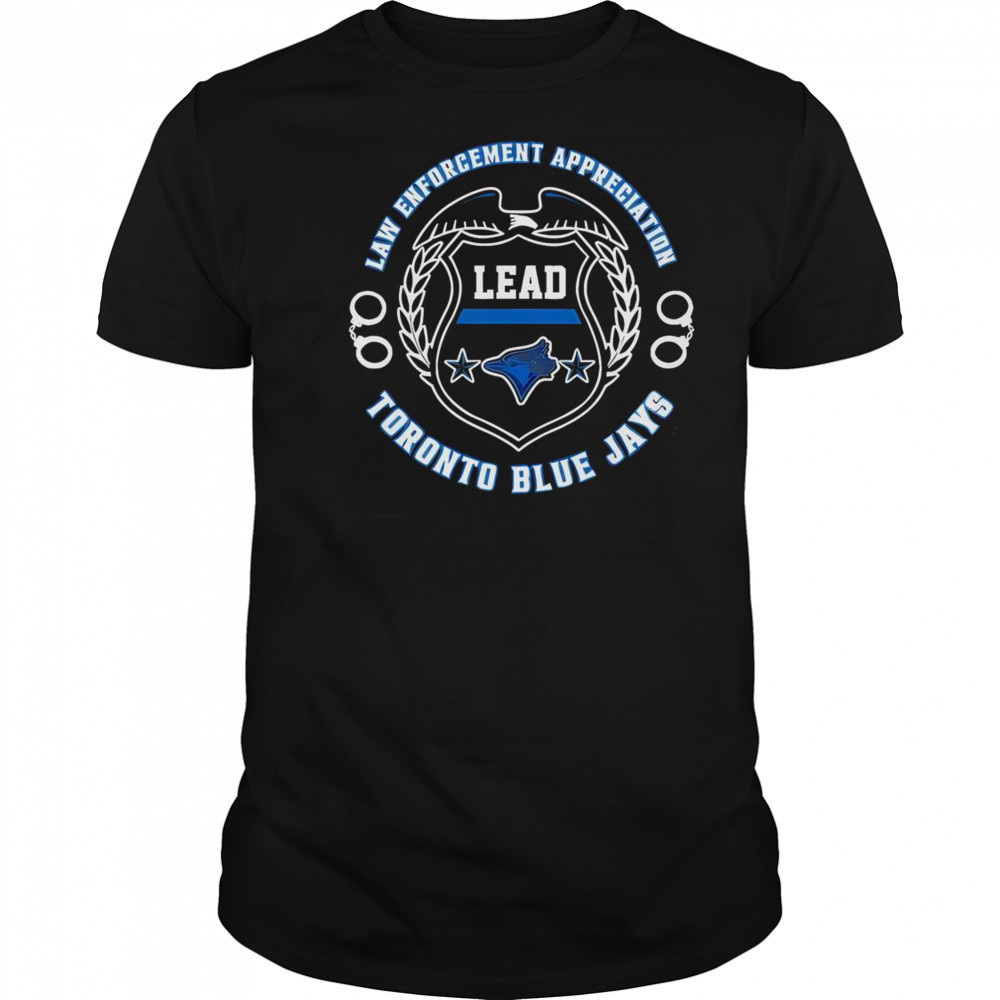 Official Toronto Blue Jays Law Enforcement Appreciation Day 2025 T-Shirt