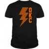 Okc Lightning Bolt Thunder Basketball shirt