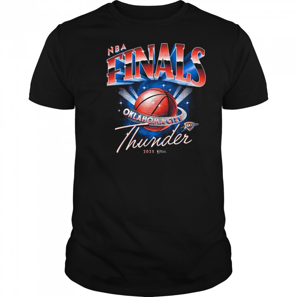 OKC Thunder 2025 NBA Finals Space Shirt