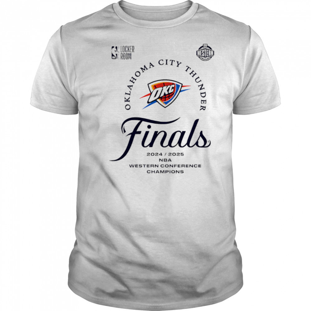 Okc Thunder 2025 Western Conference Finals Champions Locker Room shirt