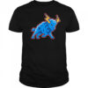 OKC Thunder cloud lightning logo shirt