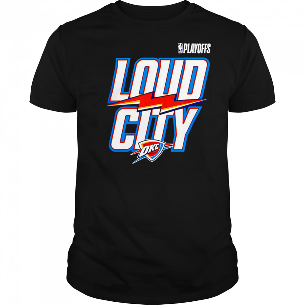 Oklahoma City Thunder 2025 NBA Playoffs logo shirt