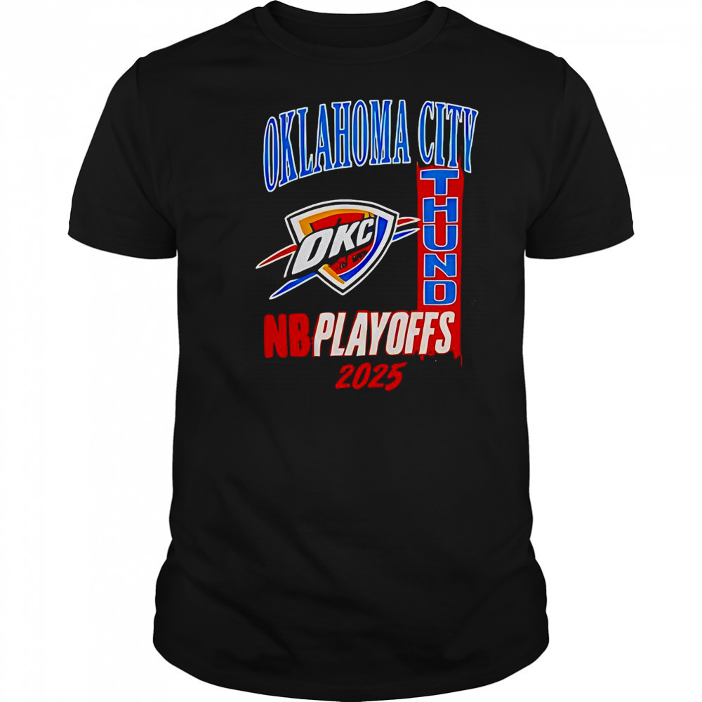 Oklahoma City Thunder NBA Playoffs 2025 Fan T-Shirt