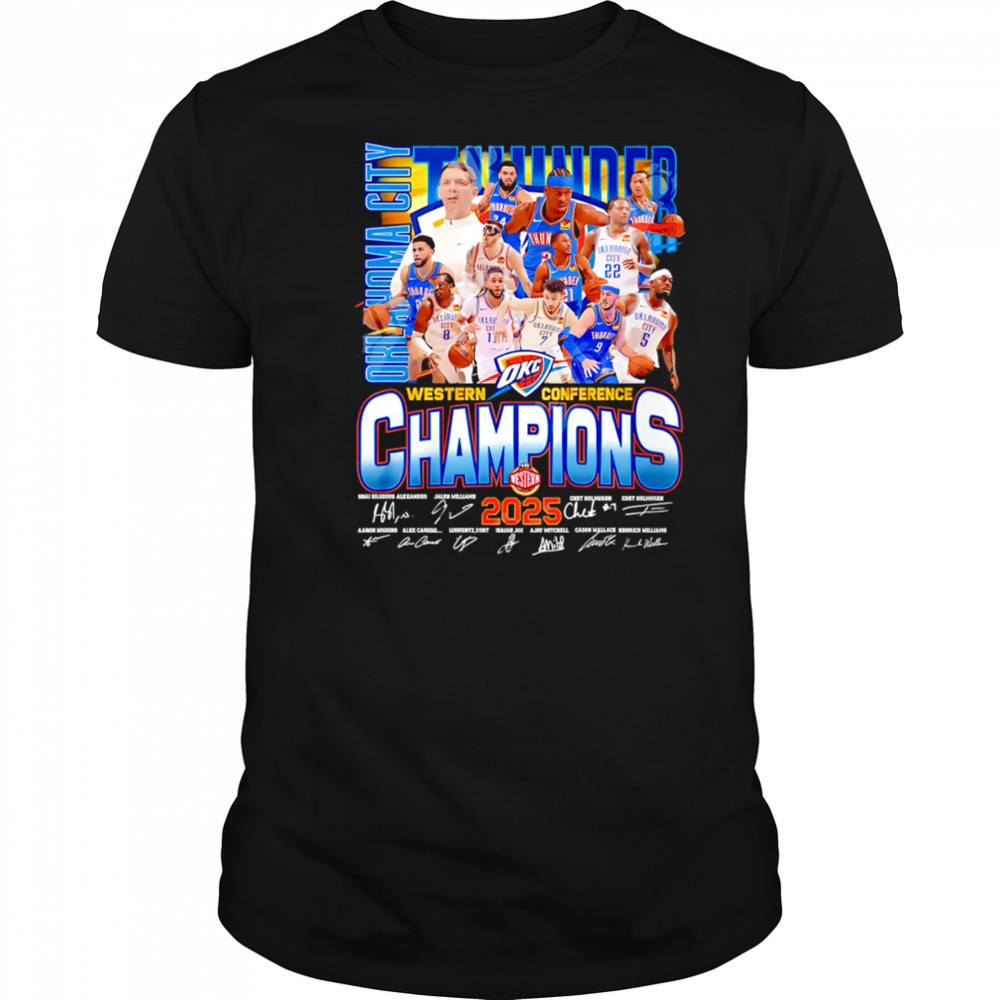 Oklahoma City Thunder Western Conference Champions 2025 Limited Edition shirt