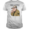 Old Style Man with Cap Graphic T Shirt