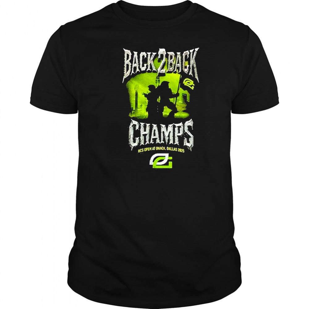 Optic Gaming Back 2 Back Champs Hcs Open At Dhack Dallas 2025 Shirt