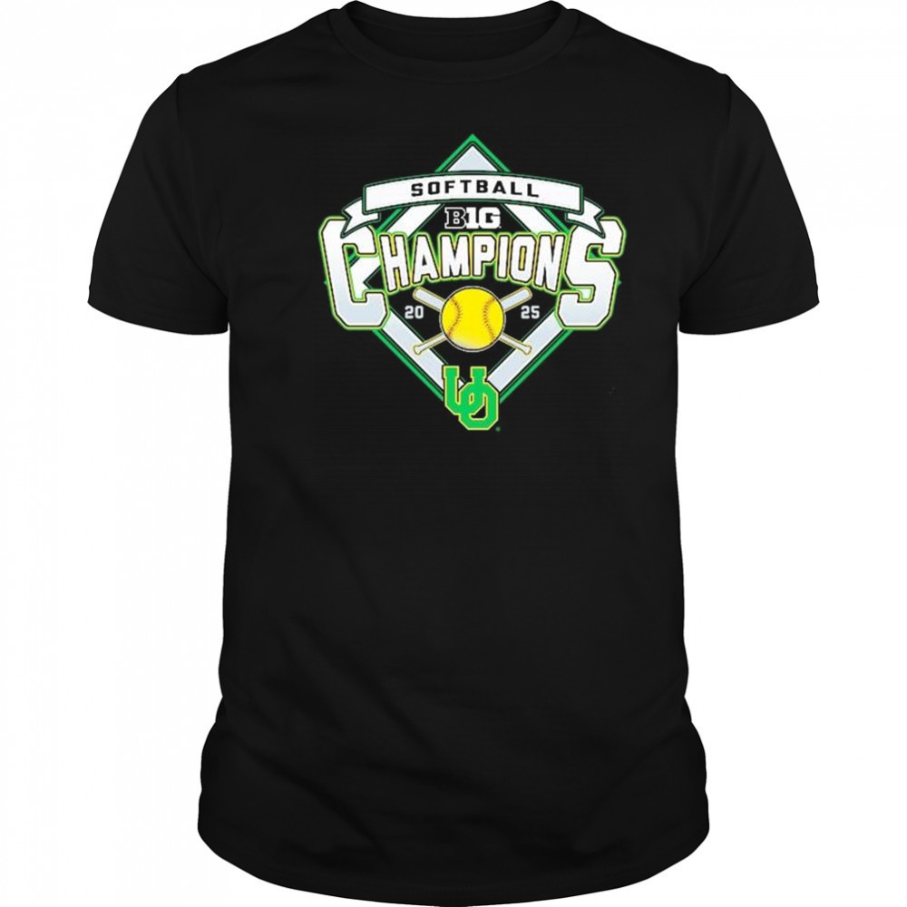 Oregon Ducks 2025 B1G Big Ten Softball Regular Season Champions t-shirt