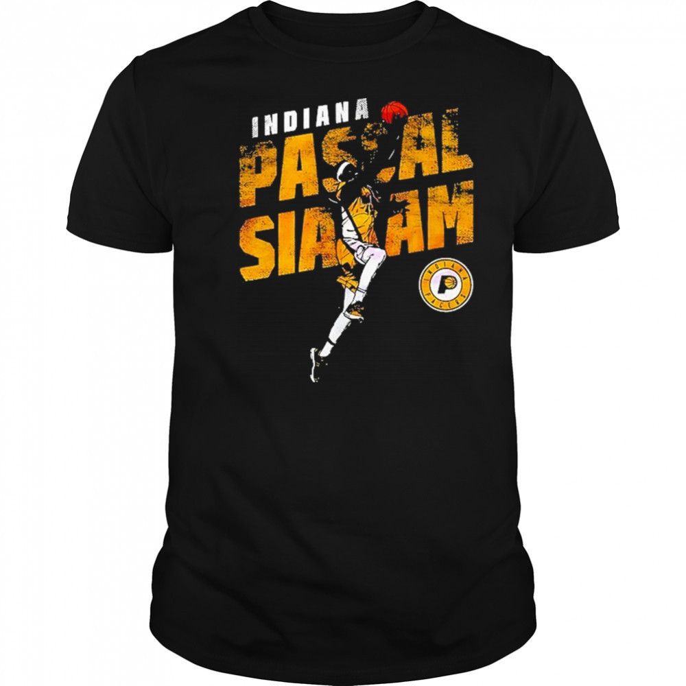 Pascal Siakam Indiana Pacers Basketball Slant Nba Player Vintage Shirt