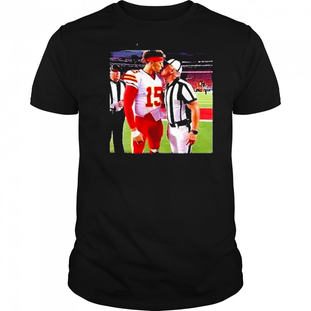 Patrick Mahomes Kissing Nfl Referee Shirt