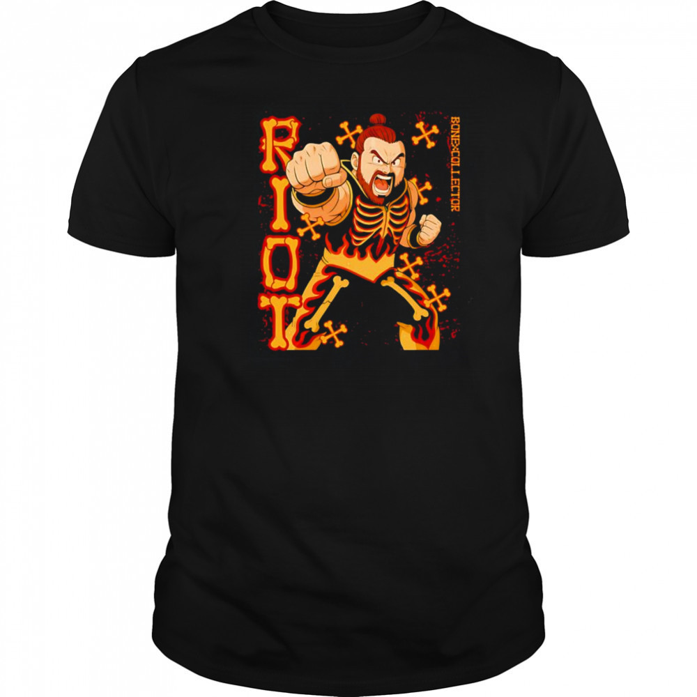 Paul Riot BoneXCollector cartoon shirt