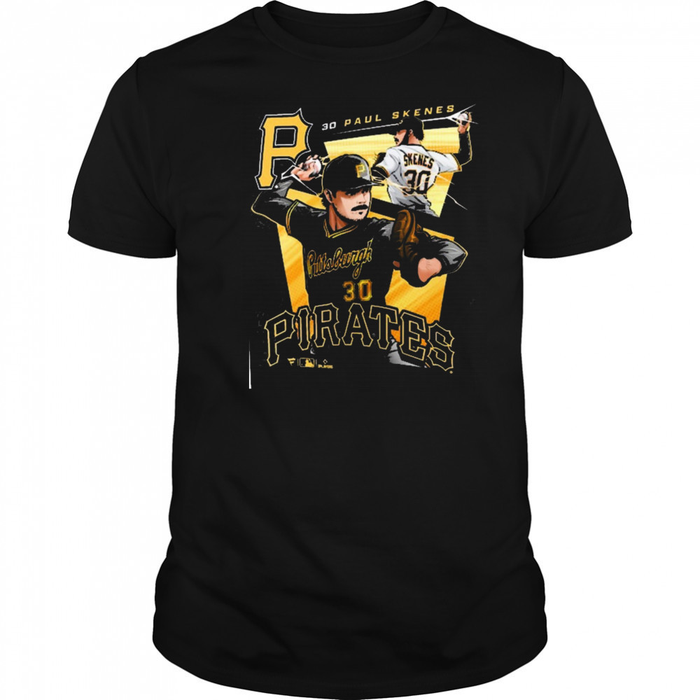 Paul Skenes 30 Pittsburgh Pirates MLB Anime Player t-shirt