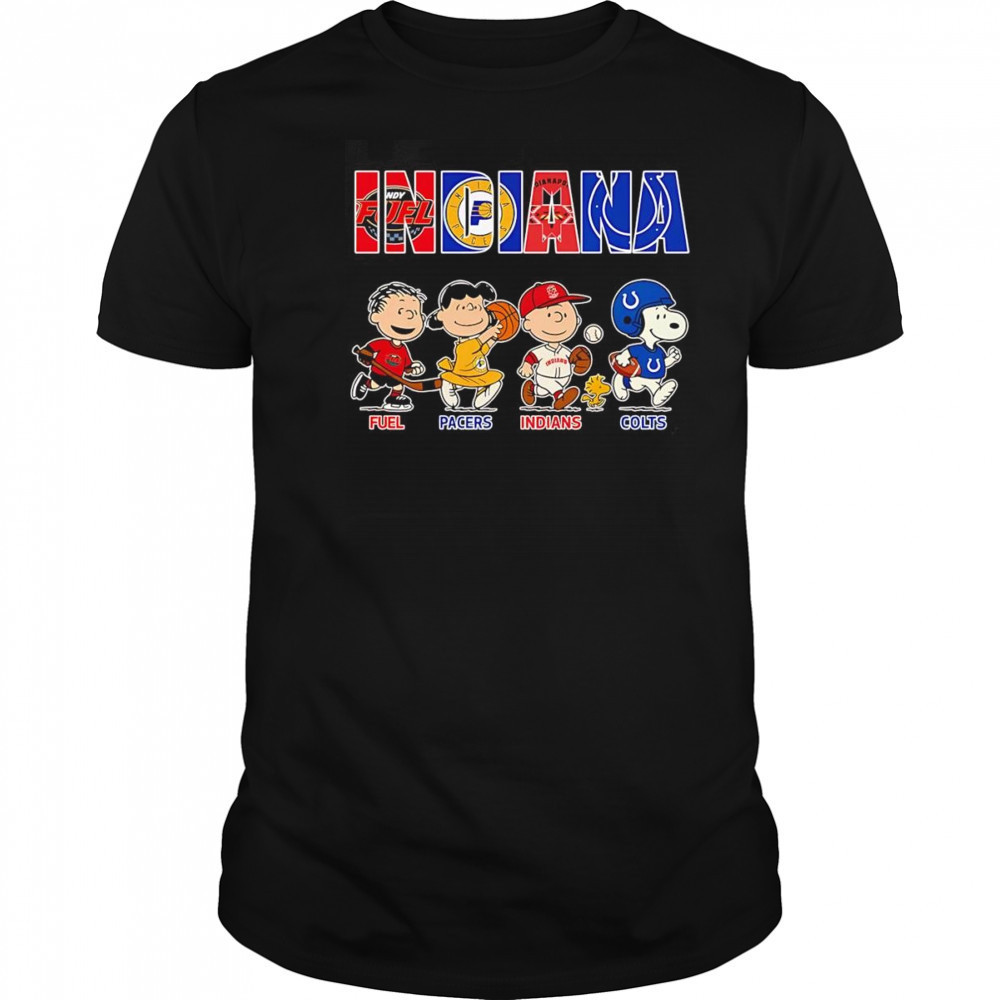 Peanuts Indiana Fuel Pacers Indians Colts shirt