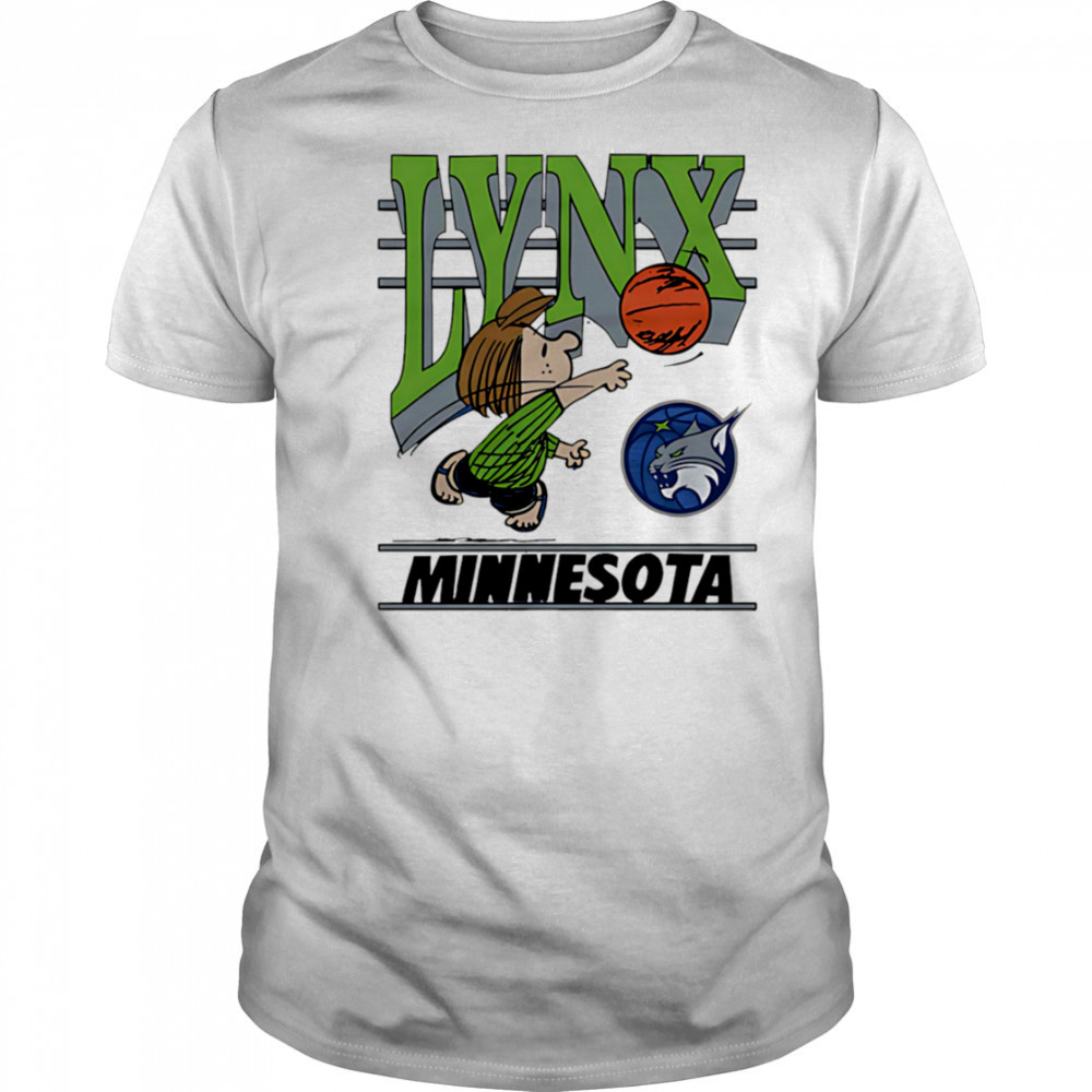 Peanuts Peppermint Patty x Minnesota Lynx shirt