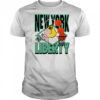 Peanuts Sally x New York Liberty shirt