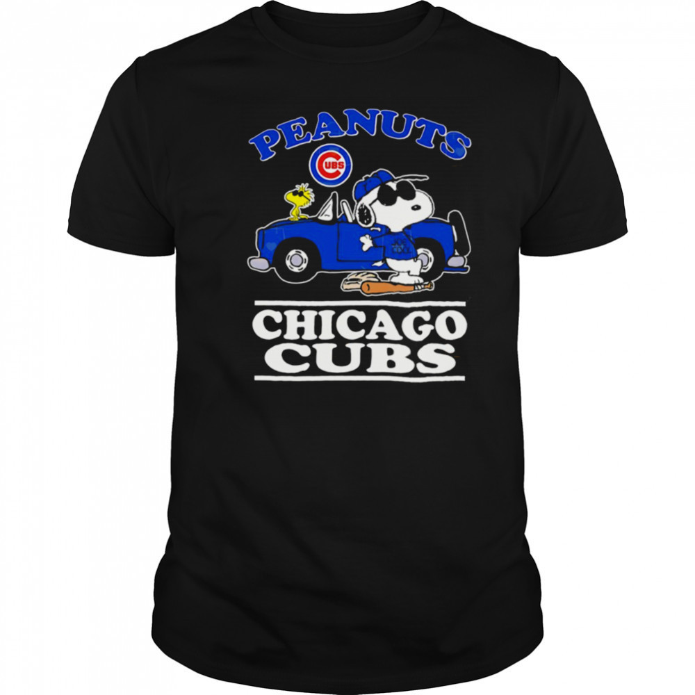 Peanuts Snoopy and Woodstock Chicago Cubs 2025 shirt